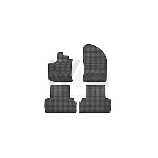 FROGUM Tailored 542629 Floor mat set for DACIA Lodgy (JS_) Elastomer, Front and Rear, Quantity: 4, Black | ML Performance Car Parts