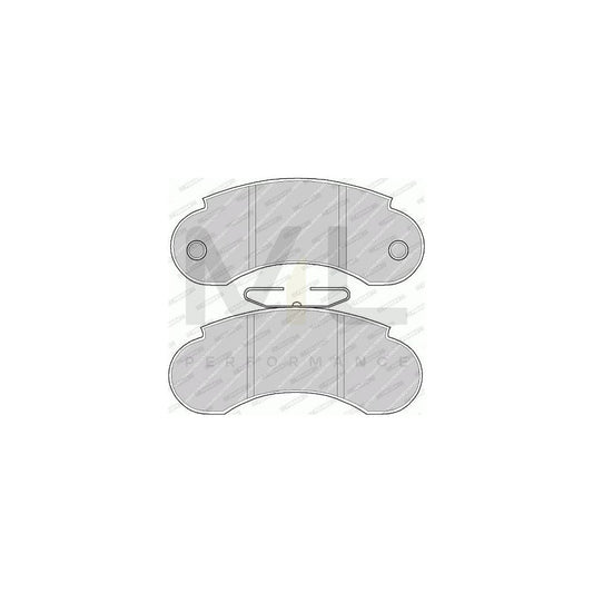 Ferodo Fqt867 Brake Pad Set Front Axle, Incl. Wear Warning Contact | ML Performance Car Parts