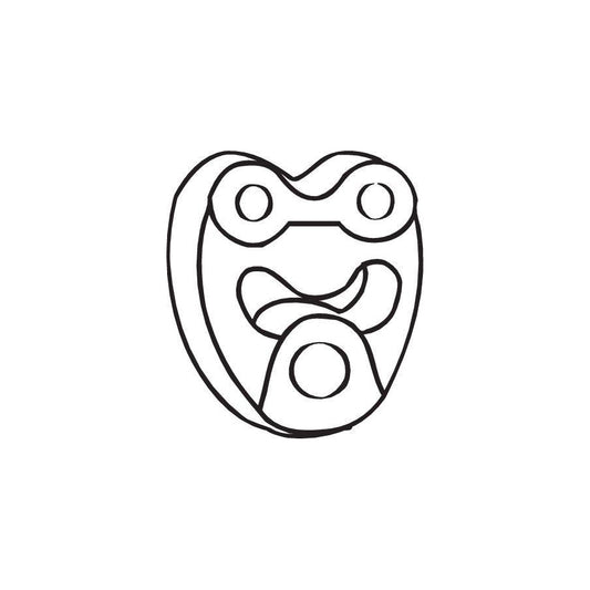 Bosal 255-304 Rubber Strip, Exhaust System Suitable For Mercedes-Benz E-Class