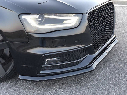 Maxton Design Audi S4 / A4 S-Line B8 FL Front Splitter V.1