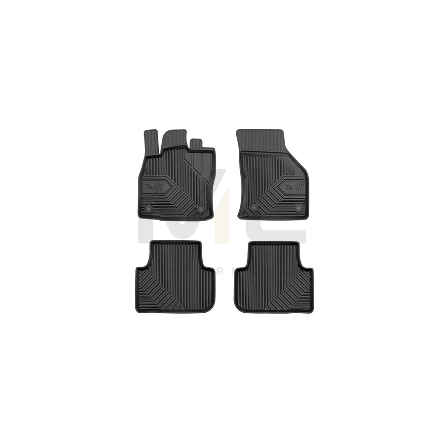 FROGUM Tailored, No.77 77409798 Floor mat set for VW Golf Sportsvan (AM1, AN1) Elastomer, Front and Rear, Quantity: 4, Black | ML Performance Car Parts