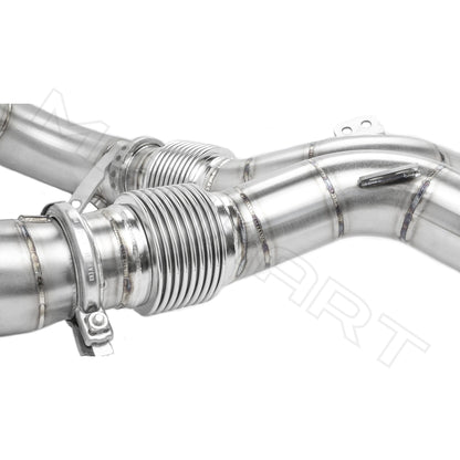 MANHART MH5F9511203 DOWNPIPES RACE FOR BMW F95 / F96 X5M / X6M (COMPETITION) CAT-REPLACEMENT (PART 2 OF 2)
