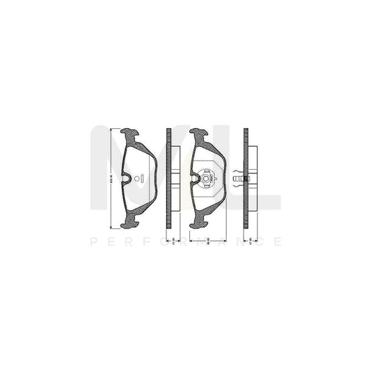 Bosch 0986Tb2146 Brake Pad Set Excl. Wear Warning Contact, With Accessories  | ML Performance Car Parts