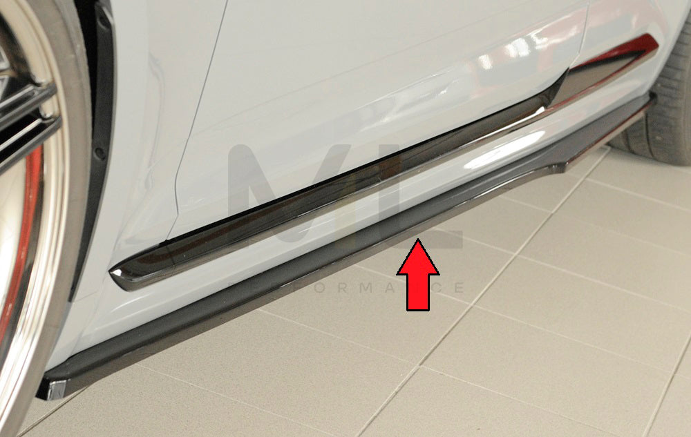 Rieger 00088207 Audi B9 F5 RS5 Side Skirt Splitter 3 | ML Performance UK Car Parts