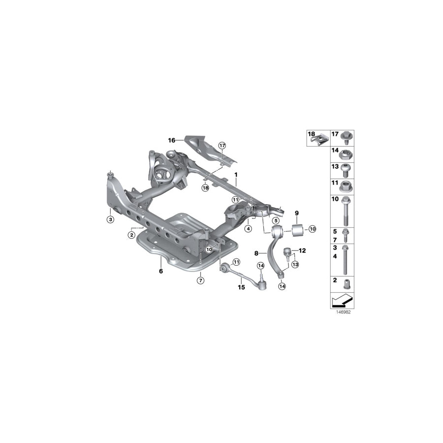 Genuine BMW 32411094185 F15 E90 E63 Blind Rivet Nut, Flat Headed M6 (Inc. 320xd, X1 23dX & 530d) | ML Performance UK