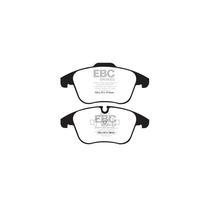 EBC PD11KF1227 Citroen Peugeot Greenstuff Front Brake Pad & GD Disc Kit - ATE Caliper (Inc. C5 & 508) 2 | ML Performance UK Car Parts