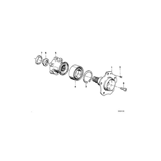 Genuine BMW 33411132486 E28 Drive Flange W.Impulse Sending Wheel (Inc. 525e, 524td & 528i) | ML Performance UK Car Parts