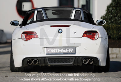 Rieger 00050518 BMW Z4 E85 Rear Diffuser 2 | ML Performance UK Car Parts
