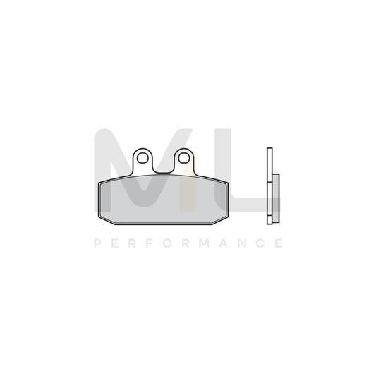 Brembo Carbon Ceramic, Scooter 07006 Brake Pad Set Front And Rear | ML Performance Car Parts