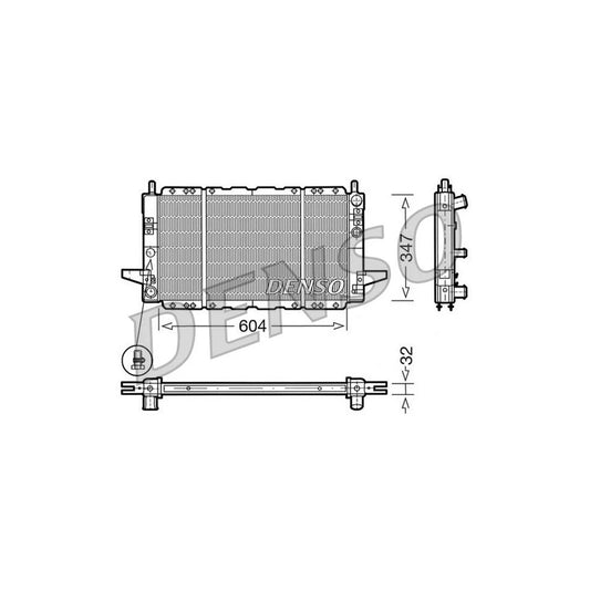 Denso DRM10086 Drm10086 Engine Radiator For Ford Sierra | ML Performance UK