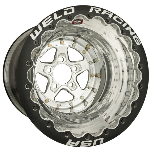 Weld 88-616278UB Alumastar Wheel 16x16 5x4.75 ET-114 BS4 Polished Center - Polished Shell