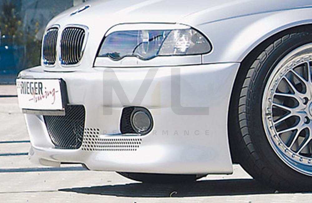 Rieger 00050218 BMW 3 Series E46 Front Bumper 3 | ML Performance UK Car Parts