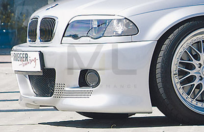 Rieger 00050218 BMW 3 Series E46 Front Bumper 3 | ML Performance UK Car Parts