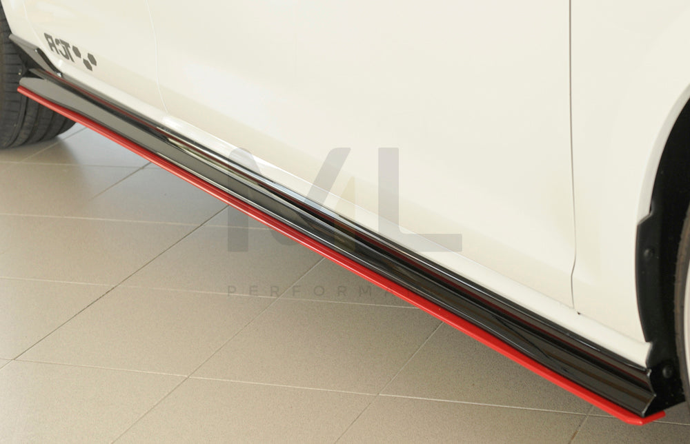 Rieger 00059517 VW Mk7 Golf GTI-TCR Side Skirt Splitter 7 | ML Performance UK Car Parts