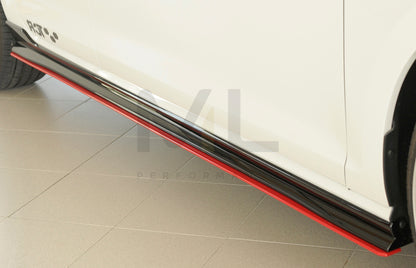 Rieger 00059517 VW Mk7 Golf GTI-TCR Side Skirt Splitter 7 | ML Performance UK Car Parts