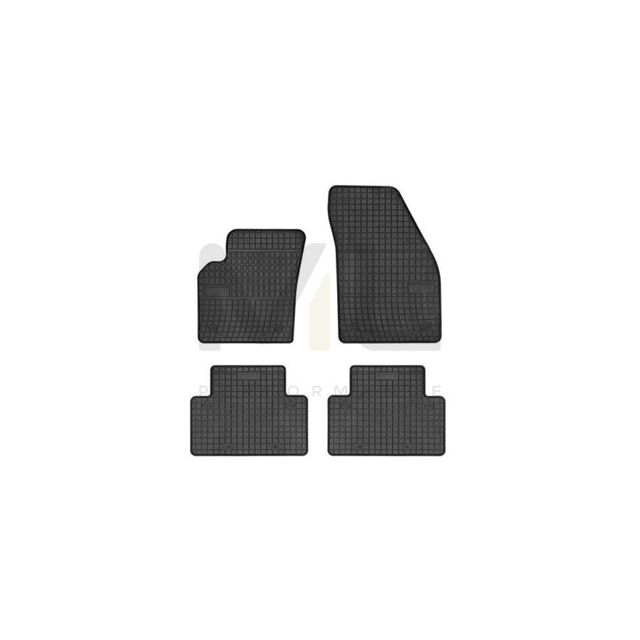 FROGUM Tailored 0940 Floor mat set Elastomer, Front and Rear, Quantity: 4, Black | ML Performance Car Parts