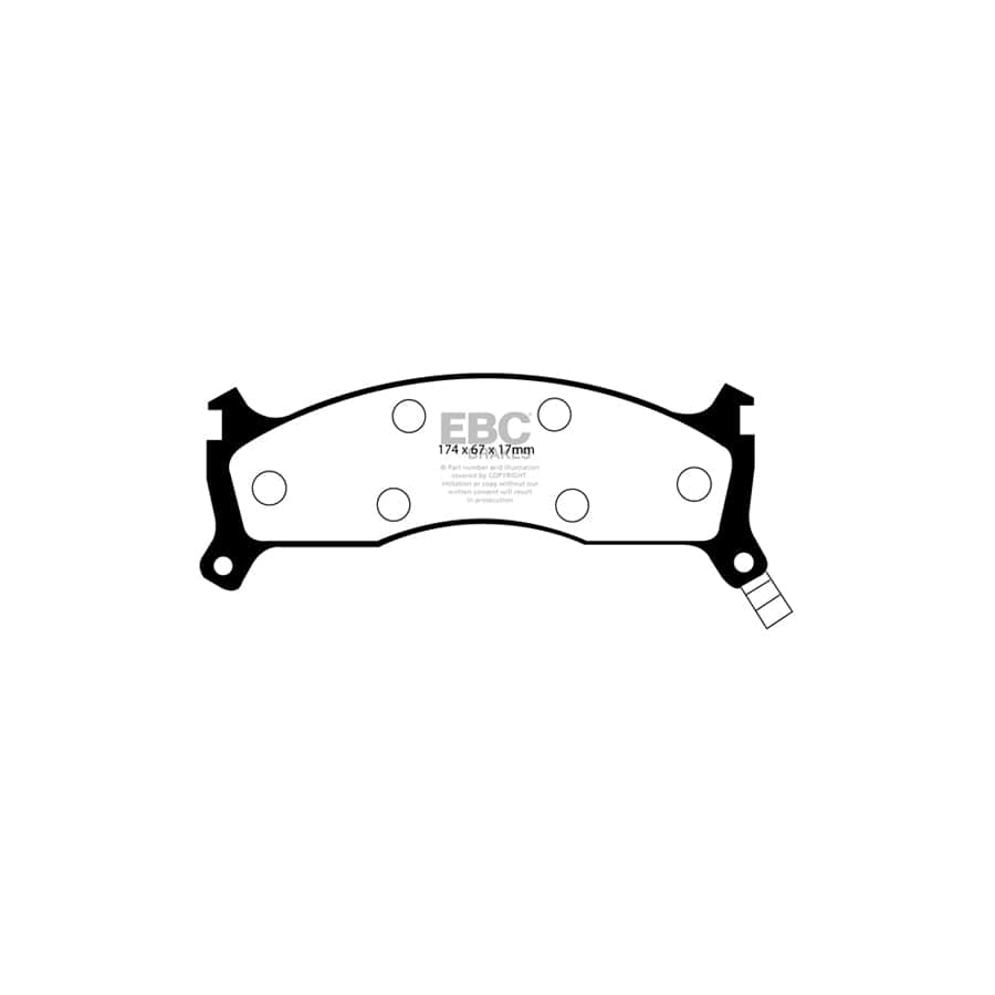 EBC PDKF1027 Kia Sportage (K0) Ultimax Front Brake Pad & Plain Disc Kit 2 | ML Performance UK Car Parts