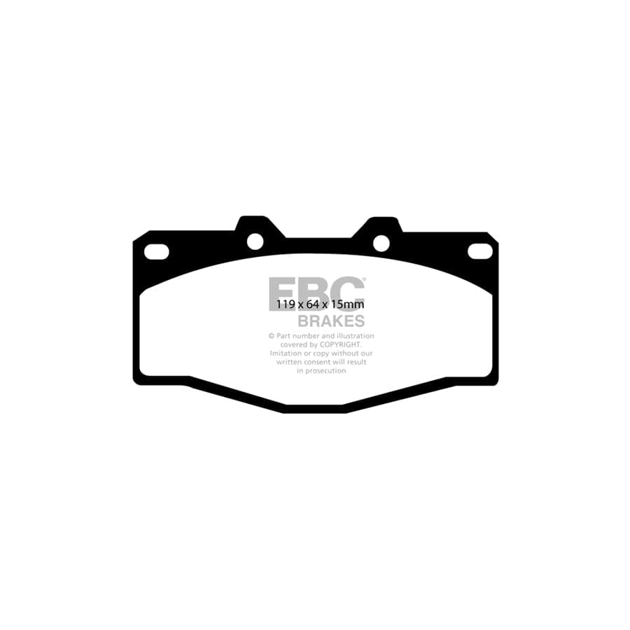EBC PDKF2030 Toyota Hi-Lux Ultimax Front Brake Pad & Plain Disc Kit 2 | ML Performance UK Car Parts
