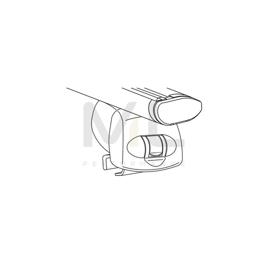 ATERA SIGNO 047208 Roof bars for closed roof rails, 110 cm, 100 kg, Aluminium | ML Performance Car Parts