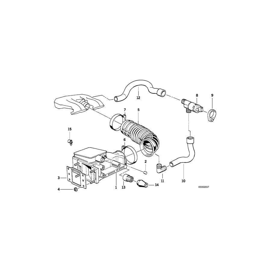 Genuine BMW 13711727635 E36 Rubber Boot (Inc.  & 316i) | ML Performance UK Car Parts