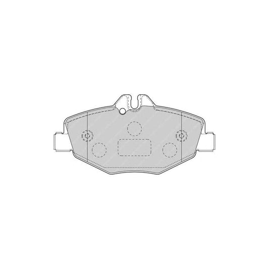 Ferodo Fqt1605 Brake Pad Set Front Axle, Incl. Wear Warning Contact | ML Performance Car Parts