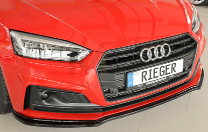 Rieger 00088173 Audi B9 F5 Front Splitter (A5 & S5) 8 | ML Performance UK Car Parts
