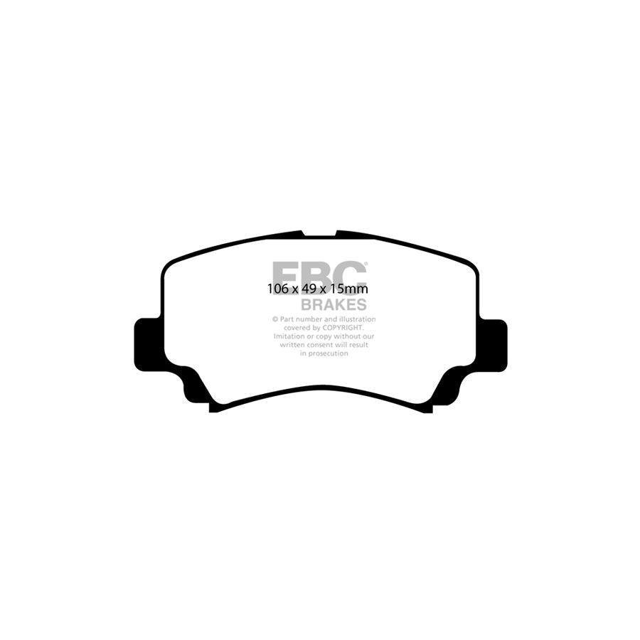 EBC PD01KF1424 Suzuki Wagon-R Greenstuff Front Brake Pad & Plain Disc Kit  2 | ML Performance UK Car Parts