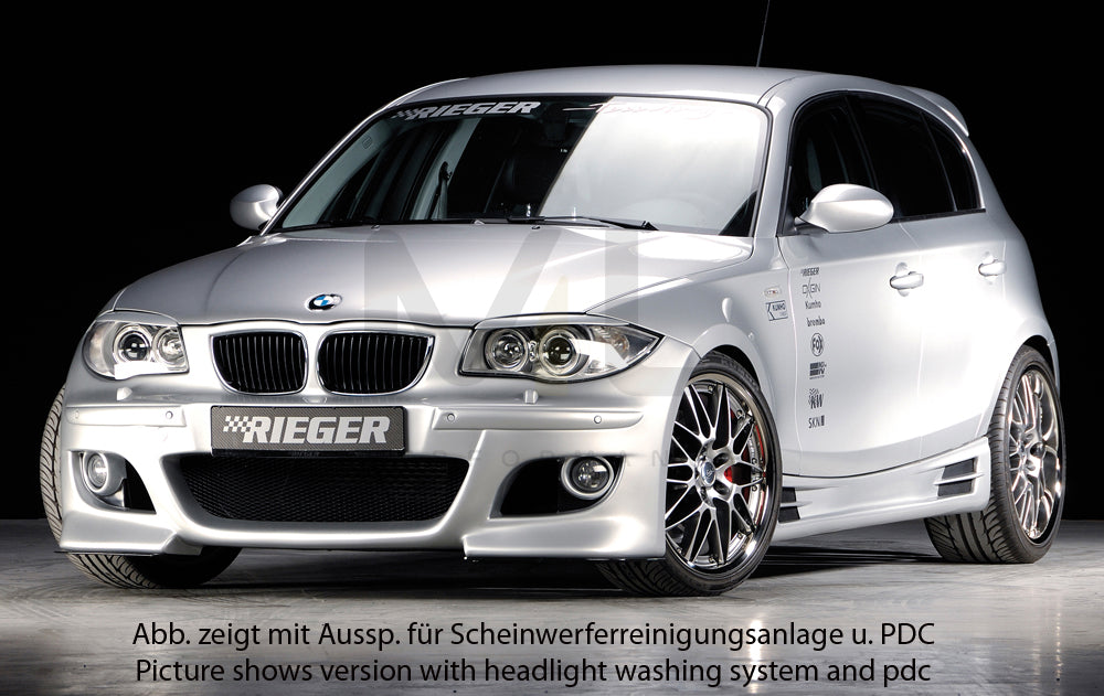 Rieger 00035015 BMW 1 Series E87 Front Bumper 2 | ML Performance UK Car Parts