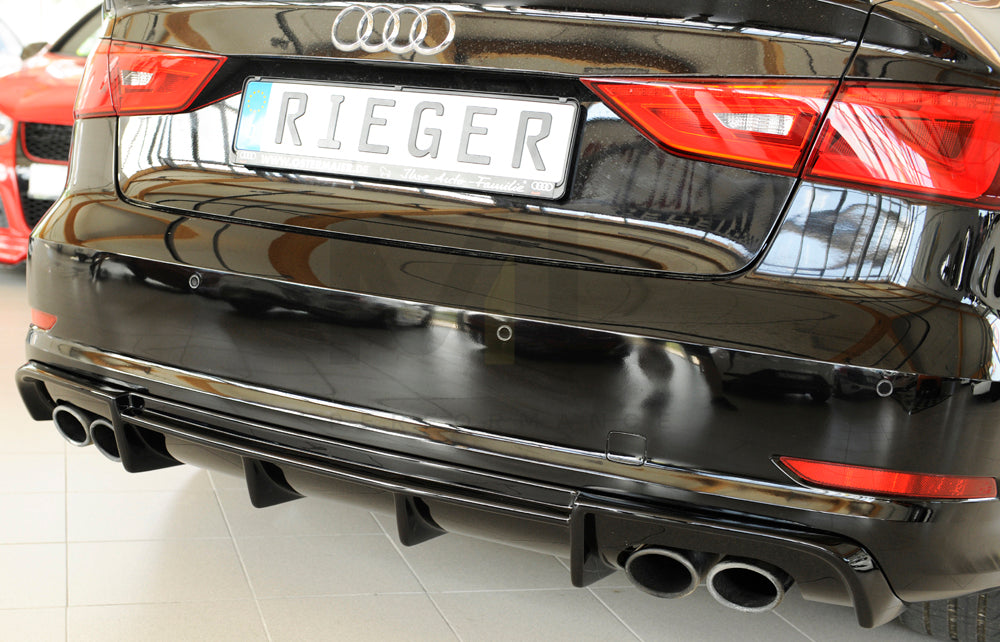 Rieger 00088164 Audi 8V S3 Rear Diffuser 2 | ML Performance UK Car Parts