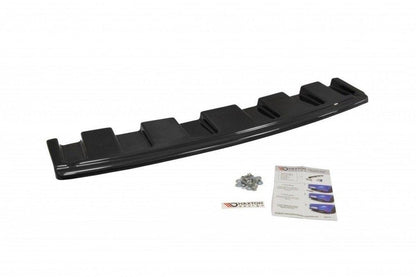 Maxton Design AU-S6-C7-AV-RD1T Central Rear Splitter Audi S6 C7 Avant (Without Vertical Bars) | ML Performance UK Car Parts