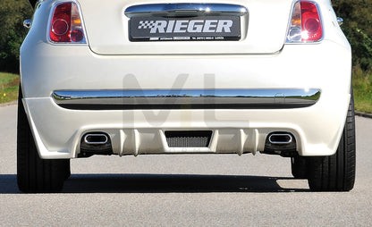 Rieger 00056069 Fiat 500 (312) Rear Diffuser 1 | ML Performance UK Car Parts