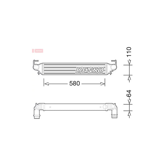 Denso DIT09118 Dit09118 Intercooler For Fiat 500X (334) | ML Performance UK