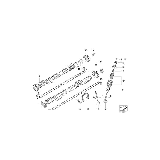 Genuine BMW 11347832271 E46 E85 E86 Adjusting Plate 1,76 mm (Inc. M3 CSL, Z4 M3.2 & M3) | ML Performance UK Car Parts