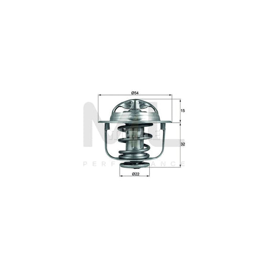 MAHLE ORIGINAL TX 120 89D Engine thermostat Opening Temperature: 89��C, with seal | ML Performance Car Parts