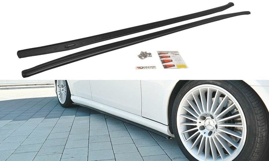 Maxton Design ME-CLS-219-AMG-SD1T Side Skirts Diffusers Mercedes Benz CLS 55 AMG C219 | ML Performance UK Car Parts