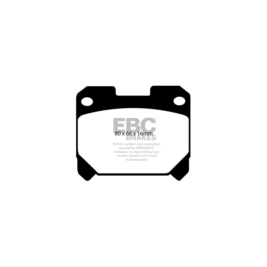 EBC PD13KR406 Toyota Supra Yellowstuff Rear Brake Pad & GD Disc Kit 2 | ML Performance UK Car Parts