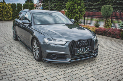 Maxton Design Audi S6 / A6 S-Line C7 FL Front Splitter V.1