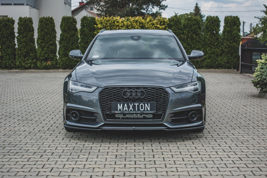 Maxton Design Audi S6 / A6 S-Line C7 FL Front Splitter V.1