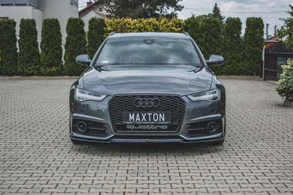 Maxton Design Audi S6 / A6 S-Line C7 FL Front Splitter V.1