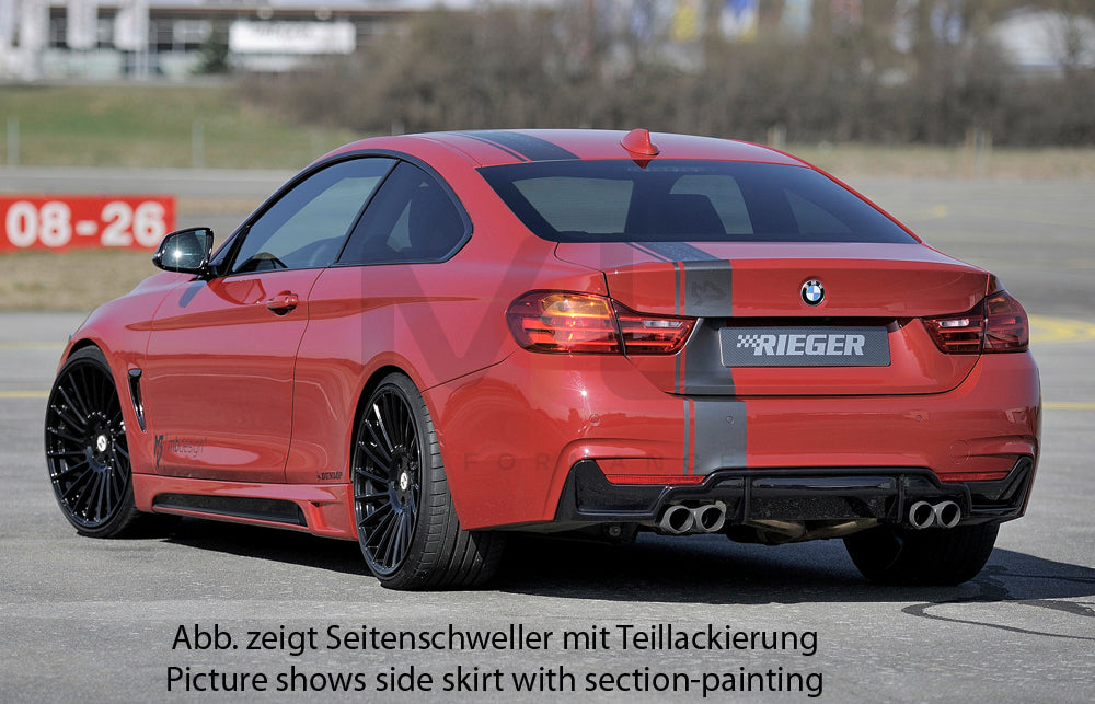 Rieger 00099245 BMW 4 Series F32 F33 Side Skirt 9 | ML Performance UK Car Parts