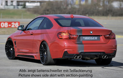 Rieger 00099245 BMW 4 Series F32 F33 Side Skirt 9 | ML Performance UK Car Parts