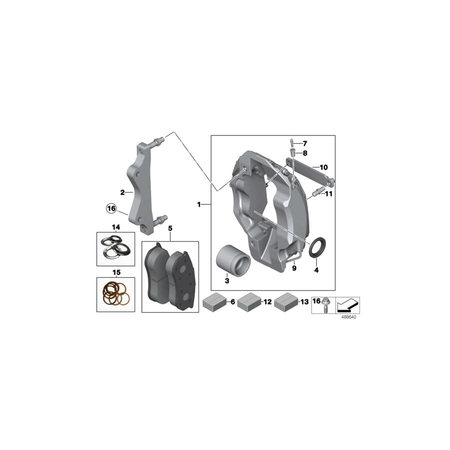 Genuine BMW 34108416735 Ventilation PFC (Inc. M235i Racing) | ML Performance UK Car Parts