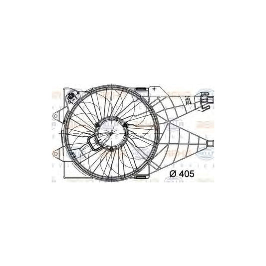 Hella 8EW 351 040-771 Fan, Radiator