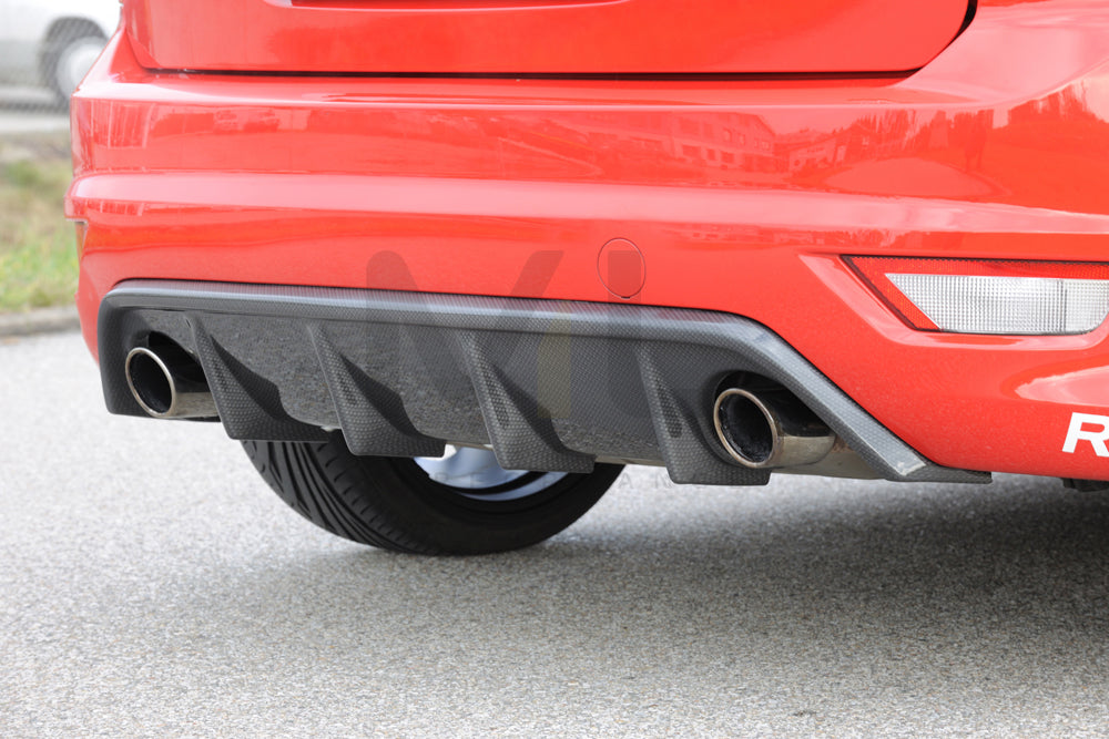 Rieger 00099118 Ford Focus 2 ST Rear Diffuser 1 | ML Performance UK Car Parts