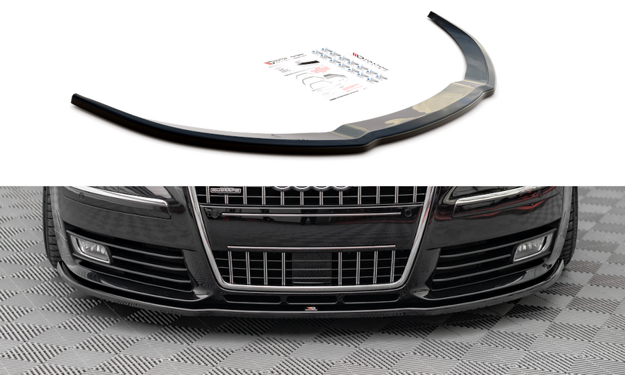 Maxton Design AU-S8-D3-FD1T Front Splitter Audi S8 D3 | ML Performance UK Car Parts