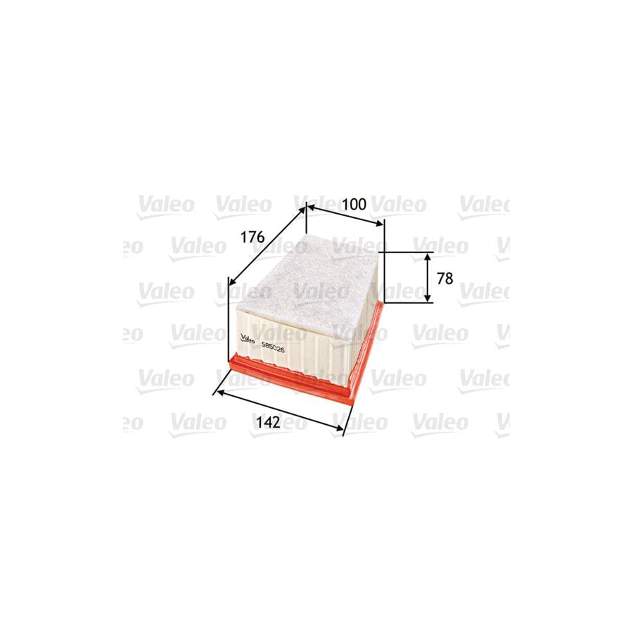 VALEO 585026 Air Filter | ML Performance UK Car Parts