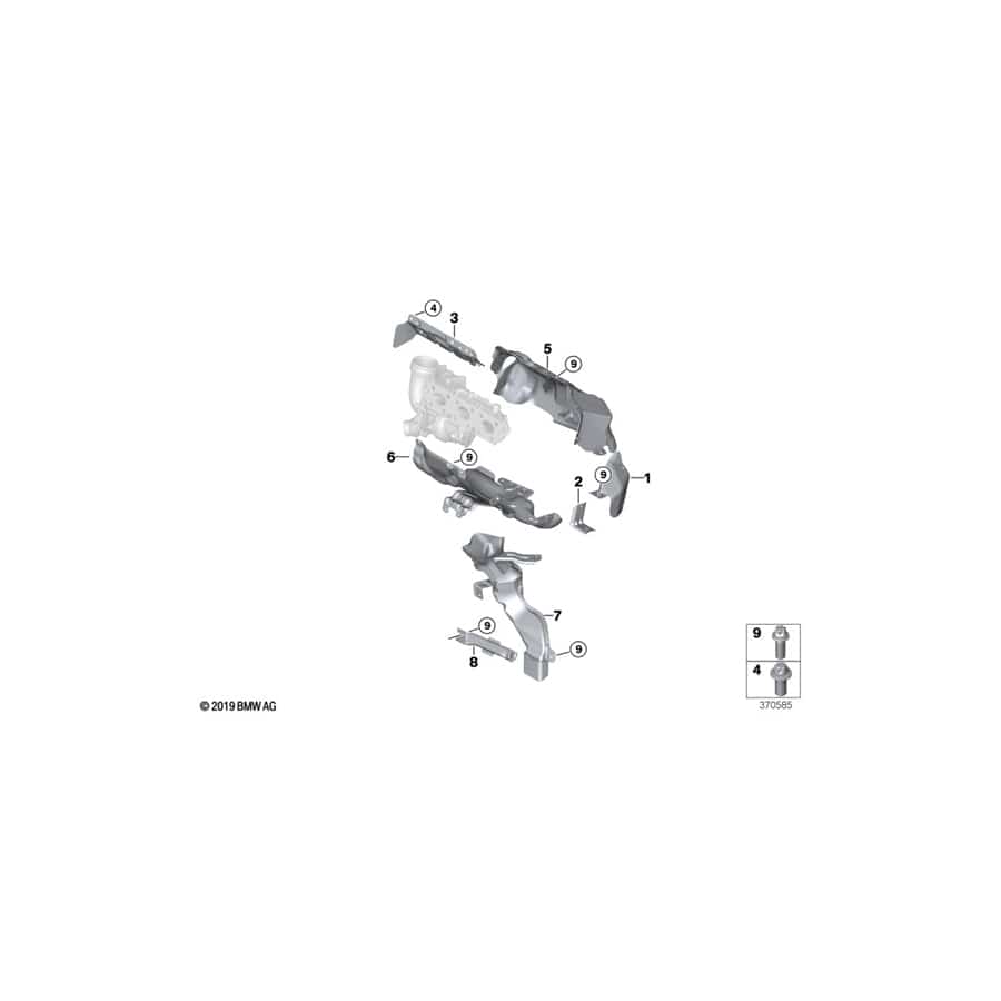 Genuine BMW 11658604705 F55 Air-Discharge Duct For Turbocharger (Inc. Cooper ALL4, Cooper & One) | ML Performance UK Car Parts