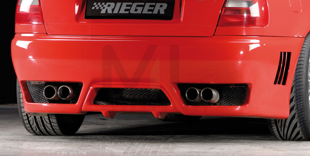 Rieger 00055059 Audi B5 A4 Rear Bumper 1 | ML Performance UK Car Parts