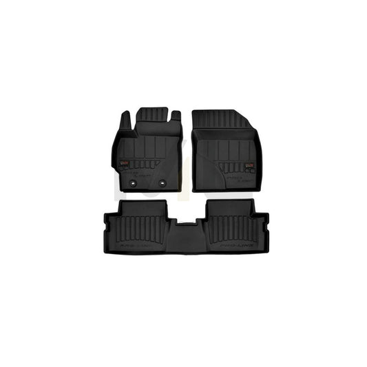 FROGUM Tailored 3D408708 Floor mat set for TOYOTA Auris Hatchback (E15) Elastomer, Front and Rear, Quantity: 3, Black | ML Performance Car Parts