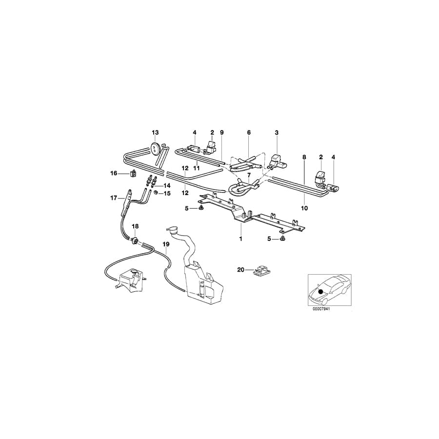 Genuine BMW 61668360178 E38 Distribution Piece (Inc. 740iL, 750iL & 750i) | ML Performance UK Car Parts